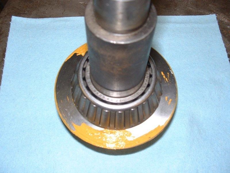 Figure 3: High Pinion gear marking compound for clearance grinding